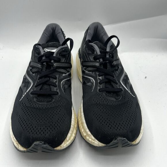Saucony Womens Triumph 20 Black White Running Shoe Sneaker S10759-10 Size 9 - Picture 3 of 12